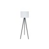 Scandinavian Floor Lamp, White & Grey, 145 cm Height | MDF Body, E27 Socket, 40W Max | Stylish Design with On/Off Switch, Perfect for Modern Spaces