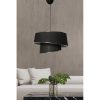 Elegant Scandinavian Chandelier, Metal Body, Silver & Black, 70 cm Height, CE Certified, E27 Socket Max 40W, Stylish Lighting for Modern Spaces