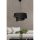 Elegant Scandinavian Chandelier, Metal Body, Silver & Black, 70 cm Height, CE Certified, E27 Socket Max 40W, Stylish Lighting for Modern Spaces