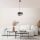 Opviq, 390FLH1816, Stylish Chandelier with Metal Body, Anthracite & Silver, 65 cm Height | CE Certified, E27 Socket, 30 cm Diameter Cotton Cap | Perfect for Modern Decor