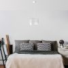 Elegant White Chandelier, Metal Body, 65 cm Height, CE Certified, E27 Socket Max 40W, Stylish Lighting for Modern Home Décor & Spaces