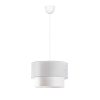 Elegant White Chandelier, Metal Body, 65 cm Height, CE Certified, E27 Socket Max 40W, Stylish Lighting for Modern Home Décor & Spaces