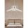 Opviq, 390FLH2132, Elegant Boomerang Chandelier, White MDF Body, 20 cm Height, 59 cm Diameter, Adjustable Cable, E27 Socket Max 40W | Perfect for Modern Spaces