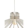 Elegant Boomerang Chandelier, White MDF Body, 20 cm Height, 59 cm Diameter, Adjustable Cable, E27 Socket Max 40W | Perfect for Modern Spaces