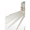 Elegant Boomerang Chandelier, White MDF Body, 20 cm Height, 59 cm Diameter, Adjustable Cable, E27 Socket Max 40W | Perfect for Modern Spaces