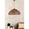 Elegant Wooden Chandelier with Imitation Bamboo Cap, Antiquation Finish, 65 cm Height, CE Certified, E27 Socket, Perfect for Stylish Home Décor