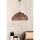 Elegant Wooden Chandelier with Imitation Bamboo Cap, Antiquation Finish, 65 cm Height, CE Certified, E27 Socket, Perfect for Stylish Home Décor