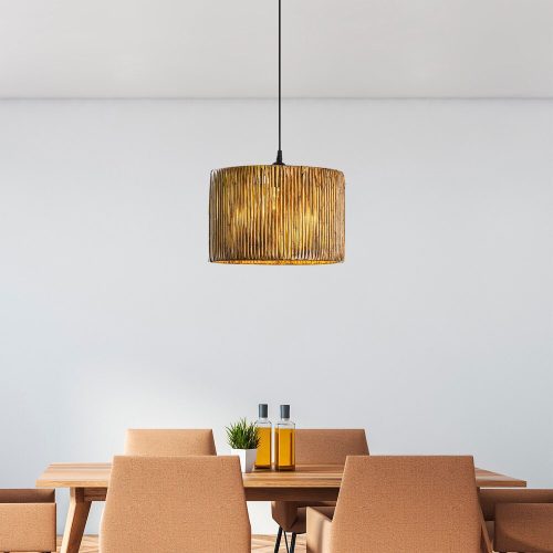 Elegant Chandelier with Metal Body, Replica Bamboo Design, 20 cm Cap Length, Adjustable Cable, CE Certified, Antiquation Color | Perfect for Modern Spaces