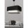 Opviq, 390FLH1651, Elegant Black & White Chandelier, Metal Body with Jute Cap, 70 cm Height, E27 Socket (Max 40W) | CE Certified | Perfect for Modern Decor