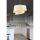Opviq, 390FLH2484, Elegant Cream Chandelier with Metal Body, Fabric Cap (32x32 cm, Height: 20 cm), Total Height: 65 cm, E27 Socket, CE Certified | Perfect for Modern Decor