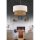 Elegant Metal Chandelier with Cotton Cap, Beige & White, 65 cm Total Height | CE Certified, E27 Socket, Perfect for Modern Home Décor & Lighting