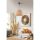 Opviq, 390FLH2267, Elegant Cream Chandelier with Metal Body & Jute Cap, 65 cm Height | Adjustable Cable, E27 Socket (Max 40W) | CE Certified, Perfect for Modern Spaces