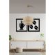 Elegant Ecru & White Chandelier, Metal Body, Adjustable Cable, 70 cm Height, CE Certified, E27 Socket Max 40W, Perfect for Modern Spaces