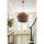 Scandinavian Chandelier with Wooden Body, Antiquation Finish, 65 cm Height, E27 Socket, Imitation Bamboo Cap (32x32 cm) | CE Certified, Elegant Lighting