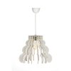 Elegant Cloudy Chandelier, White MDF Body, 31 cm Height, 37 cm Diameter, Adjustable Cable, E27 Socket, Max 40W | Perfect for Modern Home Décor