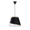 Elegant Black and Gold Chandelier, Metal Body, 65 cm Height, CE Certified, E27 Socket Max 40W, Stylish Lighting for Modern Home Decor