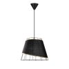 Elegant Black and Gold Chandelier, Metal Body, 65 cm Height, CE Certified, E27 Socket Max 40W, Stylish Lighting for Modern Home Decor