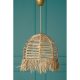 Elegant Beige Chandelier with Wooden Body & Imitation Bamboo Cap, 80 cm Height, CE Certified, E27 Socket, Perfect for Modern Home Décor & Lighting