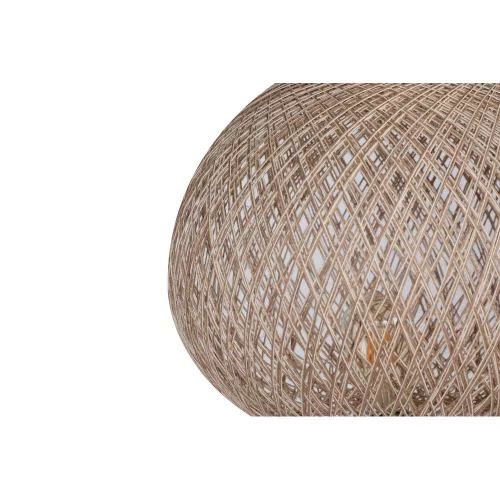 Opviq, 390FLH1134, Elegant cream floor lamp, handmade jute cap, 145 cm high, MDF housing, CE certification, perfect for bohemian and scandinavian decor | Max 40W E27 socket