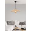 Elegant Camel Color Chandelier, Metal Body with Jute Cap, 40x40 cm, 55 cm Height, CE Certified, Adjustable Cable, E27 Socket, Max 40W | Perfect for Modern Spaces