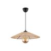 Elegant Camel Color Chandelier, Metal Body with Jute Cap, 40x40 cm, 55 cm Height, CE Certified, Adjustable Cable, E27 Socket, Max 40W | Perfect for Modern Spaces