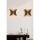 Elegant Wing Sconce Wall Lamp (2 Pieces), Walnut Color, 20 cm x 28 cm x 20 cm | MDF Body, E27 Socket, Max 40W | Stylish Lighting for Modern Spaces