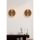 Elegant Walnut Half Sphere Wall Lamp Sconce (2 Pieces), 19.5 cm | MDF Body, E27 Socket, Max 40W | Modern Design for Stylish Home Decor