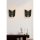 Elegant Black Tulip Wall Lamp Sconce (2 Pieces), MDF Body, 20 cm Height | E27 Socket, Max 40W | Perfect for Modern Home Decor & Ambiance