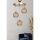 Elegant Beige Chandelier with Metal Body & Jute Cap, 80 cm Height | CE Certified, 3 x E27 Max 40W | Perfect for Modern Living Spaces & Dining Rooms