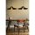 Elegant Daisy Chandelier (2 Pieces), Black MDF, 52 cm Diameter | Adjustable Cable, E27 Socket, Max 40W | Perfect for Scandinavian & Country Decor