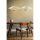 Elegant Scandinavian Angel Chandelier (2 Pieces), White MDF, 19 cm Cap Length, 47 cm Diameter, Adjustable Cable, E27 Max 40W | Perfect for Modern Spaces