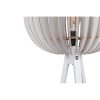 Scandinavian Floor Lamp, White MDF Body, 145 cm Height, 33 cm Cap, E27 Socket, 40W Max, CE Certified, Stylish & Functional Lighting for Modern Spaces