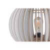 Scandinavian Floor Lamp, White MDF Body, 145 cm Height, 33 cm Cap, E27 Socket, 40W Max, CE Certified, Stylish & Functional Lighting for Modern Spaces