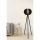 Stylish Black Floor Lamp, 145 cm Height, MDF Body, E27 Socket, 40W Max, Industrial/Scandinavian Design, CE Certified, Perfect for Modern Spaces