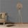 Stylish Floor Lamp, Black & Gold, 138 cm Height | Metal Body with Jute Cap (35 x 35 cm) | On/Off Switch, CE Certified, Bohemian & Scandinavian Design