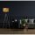 Opviq, 390FLH2197, Stylish Floor Lamp with Metal Body, Adjustable Height 160 cm, Antique Finish, 20 cm Bamboo Cap, E27 Socket, Perfect for Modern Living Spaces