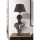 Opviq, 390FLH2246, Elegant Black and Gold Table Lamp, 67 cm Height | Polyester Body, 25 cm Fabric Cap | E27 Socket, Max 40W | On/Off Switch | CE Certified, Stylish Lighting Solution