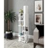 Elegant White Floor Lamp, 160 cm Height, Particle Board & MDF, Fabric Cap 21x21 cm, E27 Socket, On/Off Switch | Perfect for Modern Living Spaces