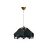Emerald Green Chandelier, 20 cm Height x 35 cm Width, Plastic Body, E27 Socket (Max 40W), 60 cm Cable | Stylish Lighting for Modern Spaces