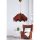 Stylish Tile Red Chandelier, 20 cm Height x 35 cm Width, E27 Socket Max 40W, Durable Plastic Body, Cotton Cap, Adjustable Cable 60 cm | Perfect for Modern Decor