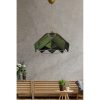 Stylish Khaki Chandelier, 20 cm Height, 35 cm Width, E27 Socket, Max 40W | Durable Plastic Body & Cotton Cap | Perfect for Modern Home Décor