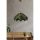 Stylish Khaki Chandelier, 20 cm Height, 35 cm Width, E27 Socket, Max 40W | Durable Plastic Body & Cotton Cap | Perfect for Modern Home Décor
