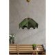 Stylish Khaki Chandelier, 20 cm Height, 35 cm Width, E27 Socket, Max 40W | Durable Plastic Body & Cotton Cap | Perfect for Modern Home Décor