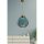 Elegant Blue Chandelier, 30 cm Height, 25 cm Width, E27 Socket, Max 40W, Plastic Body, Cotton Cap, Adjustable Cable (70 cm) | Perfect for Modern Decor