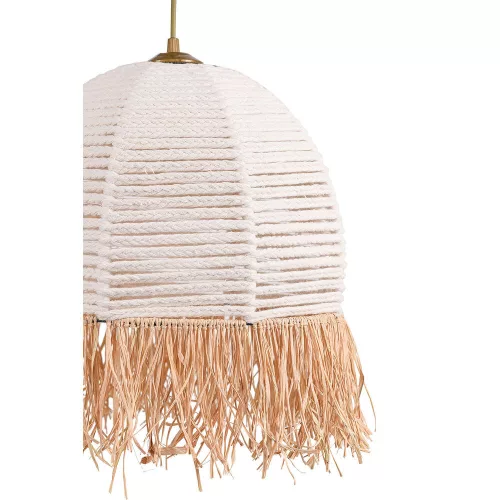 Opviq, 687HMY1289, Elegant bohemian chandelier, white plastic body, diameter 30 cm, height 80 cm | E27 socket, max 40W | Perfect for country and modern decor