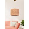 Elegant Beige Chandelier, 20 cm Height, 30 cm Width, E27 Socket, Max 40W | Stylish Plastic Body & Cotton Cap | Perfect for Modern Home Décor