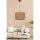 Mink Color Chandelier, 20 cm Height, 30 cm Width, E27 Socket, Max 40W, Plastic Body & Cotton Cap, Adjustable Cable (60 cm) | Elegant Lighting for Any Room