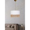 Elegant White Chandelier, 20 cm Height x 30 cm Width, Plastic Body, E27 Socket Max 40W, 60 cm Adjustable Cable | Perfect for Modern Home Décor
