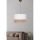 Opviq, 687HMY1389, Elegant White Chandelier, 20 cm Height x 30 cm Width, Plastic Body, E27 Socket Max 40W, 60 cm Adjustable Cable | Perfect for Modern Home Décor