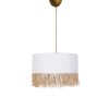 Elegant White Chandelier, 20 cm Height x 30 cm Width, Plastic Body, E27 Socket Max 40W, 60 cm Adjustable Cable | Perfect for Modern Home Décor